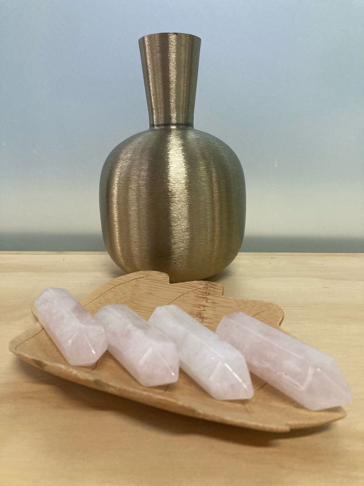 Obelisco Cuarzo Rosa