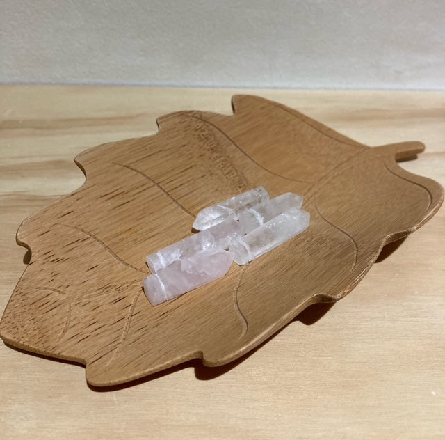 Mini Obelisco Cuarzo Rosa